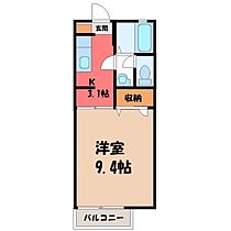 栃木県宇都宮市鶴田町（賃貸アパート1K・2階・28.20㎡） その2