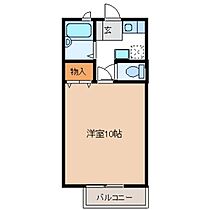 トミーハイツアルカディア  ｜ 栃木県宇都宮市下河原1丁目（賃貸アパート1DK・1階・27.08㎡） その2