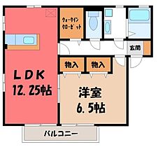 栃木県小山市大字外城（賃貸アパート1LDK・1階・47.99㎡） その2