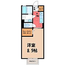 栃木県小山市神山2丁目（賃貸アパート1K・1階・30.03㎡） その2