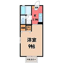 栃木県小山市東城南4丁目（賃貸アパート1K・2階・27.15㎡） その2