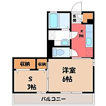 栃木県小山市犬塚6丁目（賃貸アパート1K・2階・31.21㎡） その2