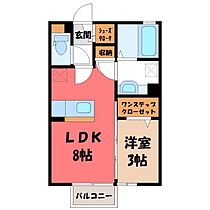 茨城県結城市大字結城（賃貸アパート1LDK・2階・29.25㎡） その2