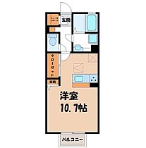 栃木県小山市城西1丁目（賃貸アパート1R・1階・30.03㎡） その2