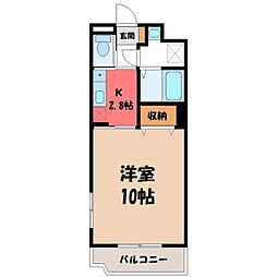 間取図画像 1K