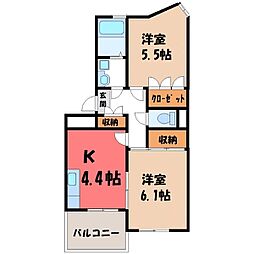 🉐敷金礼金0円！🉐東北新幹線 宇都宮駅 バス10分 竹林十…