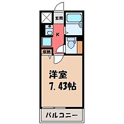 間取図画像 1K