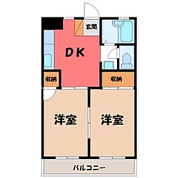 間取図画像 2DK