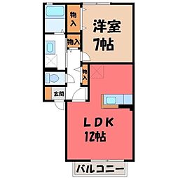 間取図画像 1LDK