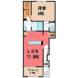 間取図画像 1LDK