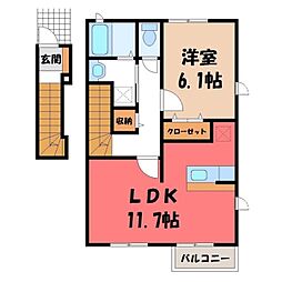 間取図画像 1LDK
