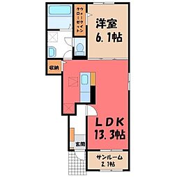 エリール B 1階/-