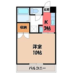 間取図画像 1K