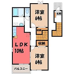 グラース・ヒル B 2階