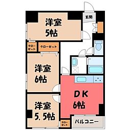 間取図画像 3DK