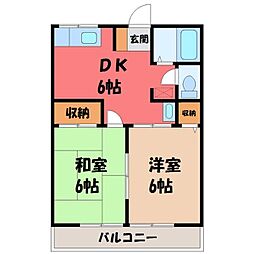 間取図画像 2DK