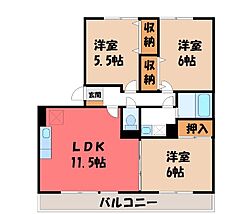 物件の間取り