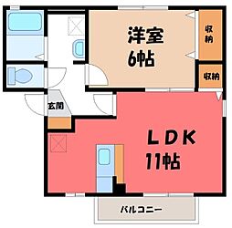 ヴィラ・ラフィーネ B棟 1階/-