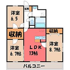 物件の間取り
