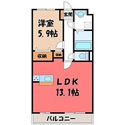 グラン・セトル 1LDKの間取図画像