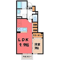 サニーフラット D 1階
