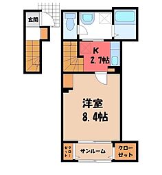 エリタージュ II 2階/-