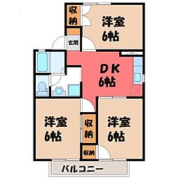 パークサイド厚木 B 1階/-