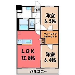 東武宇都宮線 西川田駅 徒歩9分 3階/-