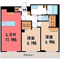 物件の間取り