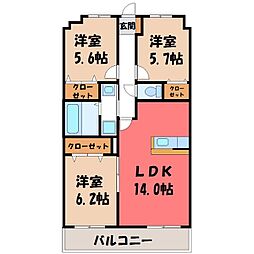 ヴィラージュエクセラン 3階/-