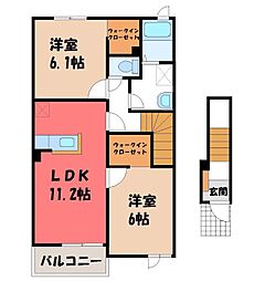 ベルツリー A 2階