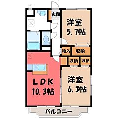 物件の間取り