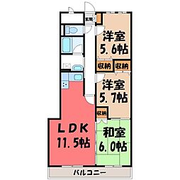ケルムスコットコート 2階/-