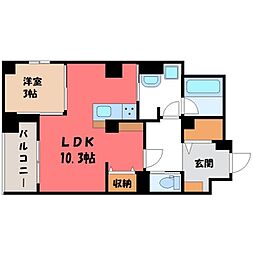 GRANSTORIA 1SKの間取図画像