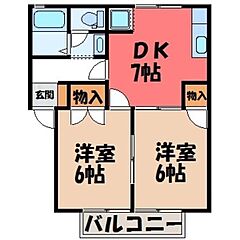 物件の間取り