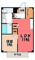 シティハイツ高岩 B 1階/-