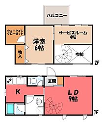 ファインコート 1SLDKの間取図画像