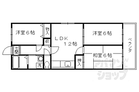 ネオハイツ 201 ｜ 京都府京都市伏見区深草鞍ケ谷（賃貸マンション3LDK・2階・61.00㎡） その2