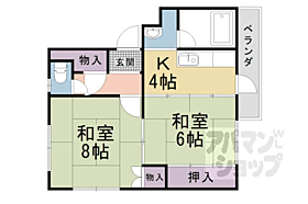 京都府京都市山科区御陵岡町（賃貸マンション2K・2階・43.40㎡） その2