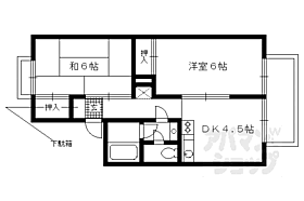 ベルセジュール 201 ｜ 京都府京都市伏見区向島立河原町（賃貸アパート2K・2階・34.73㎡） その2