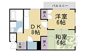 京都府京都市山科区音羽沢町（賃貸マンション2LDK・2階・42.70㎡） その2