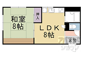 京都府京都市山科区北花山市田町（賃貸マンション1LDK・2階・36.00㎡） その2