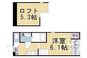 京都府京都市山科区日ノ岡石塚町（賃貸アパート1R・1階・20.10㎡） その2