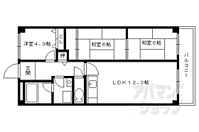 セブンマンション（ベルヴィ51） 104 ｜ 京都府京都市伏見区向島津田町（賃貸マンション3LDK・1階・66.40㎡） その2