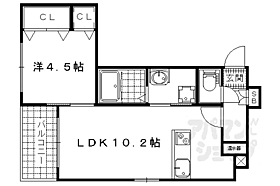 京都府京都市山科区椥辻番所ケ口町（賃貸マンション1LDK・3階・37.53㎡） その2