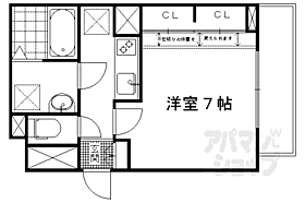 Ａｍａｚｉｎｇ　Ｔ＆Ｔ 305 ｜ 京都府京都市伏見区下鳥羽南柳長町（賃貸アパート1K・3階・25.83㎡） その2