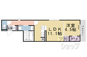 Ｄ－ＲＯＯＭ深草小久保町　Ａ 202 ｜ 京都府京都市伏見区深草小久保町（賃貸アパート1LDK・2階・41.99㎡） その2