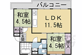 宇治おぐら住宅　1棟 406 ｜ 京都府宇治市槇島町中川原（賃貸マンション2LDK・4階・54.38㎡） その1