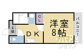 京都府向日市上植野北ノ田（賃貸マンション1DK・3階・28.86㎡） その2