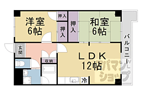 京都府京都市山科区椥辻西浦町（賃貸マンション2LDK・3階・58.59㎡） その2